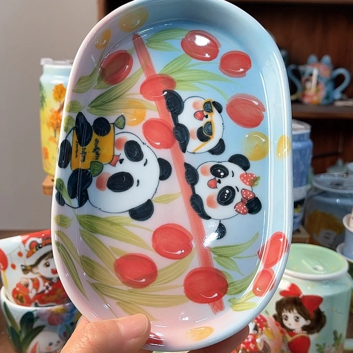 陶景德镇釉下手绘陶瓷