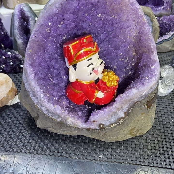 大型摆件（非配饰）紫晶未镶嵌小潘