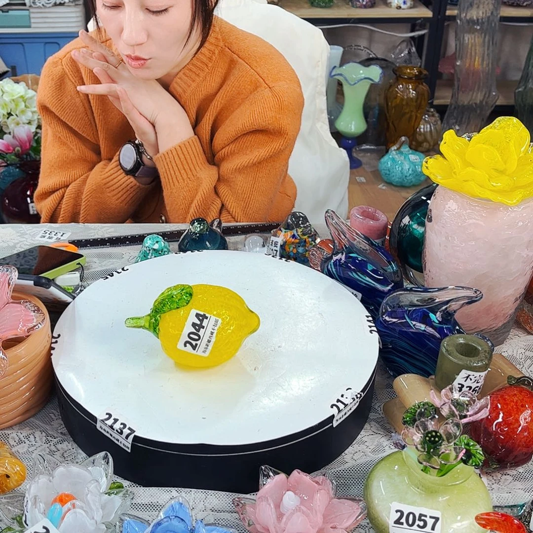 2044柠檬 家悦琉璃工艺品不完美