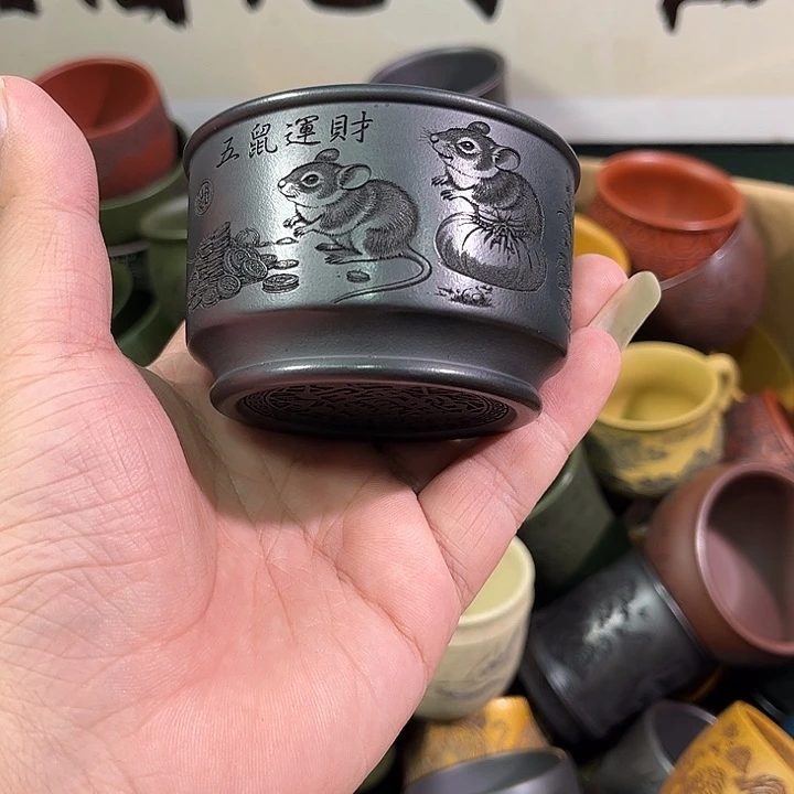 茶杯紫砂全手工紫砂主人杯