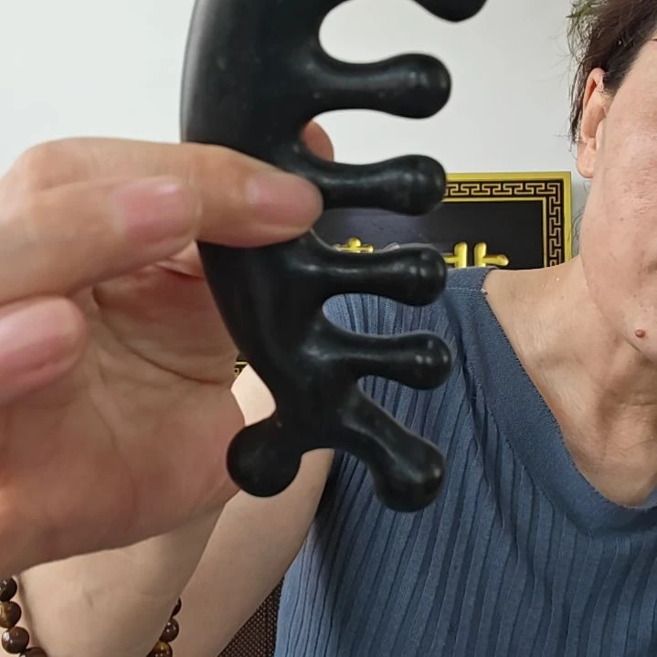 泗水砭石文化馆老虎石海豚梳