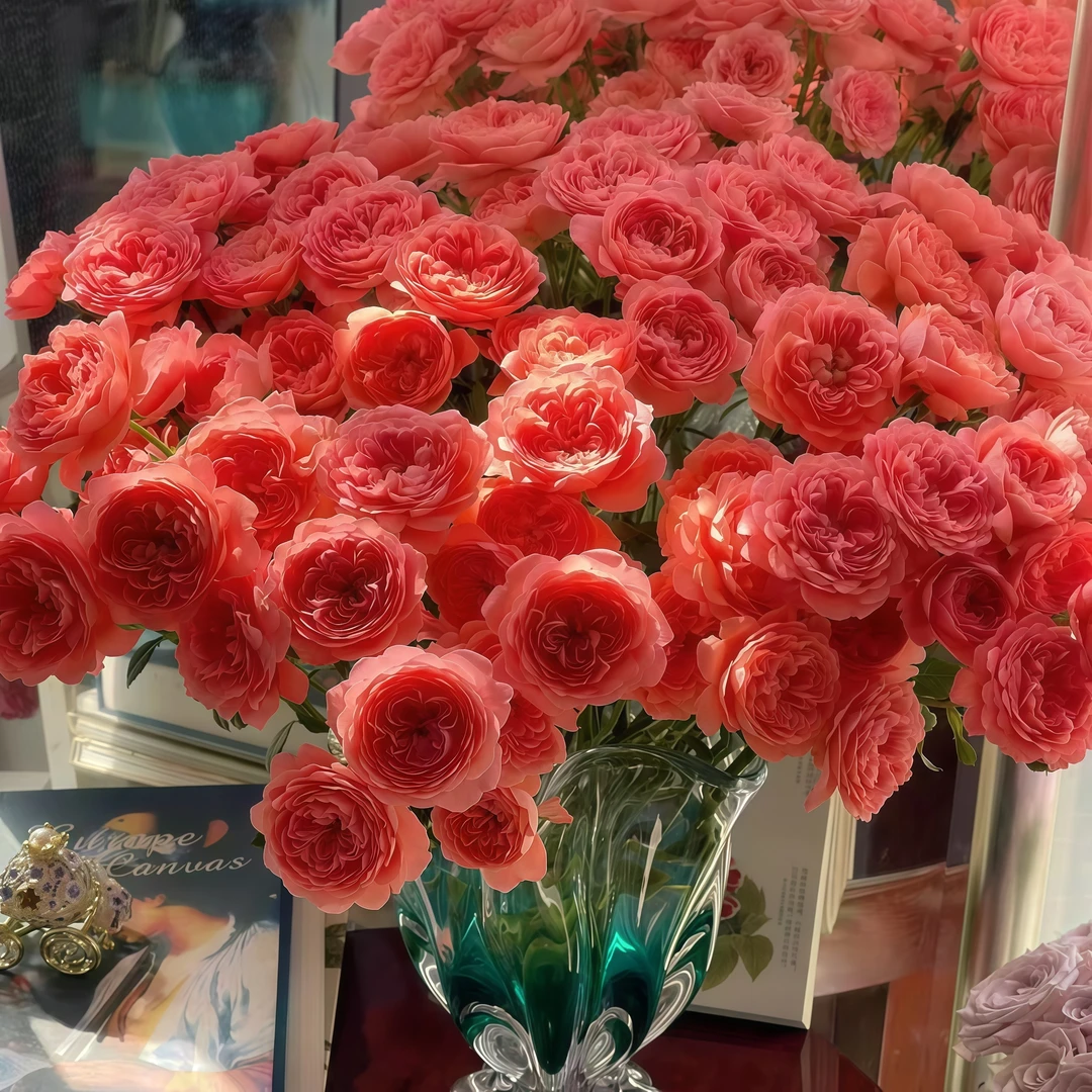 【杏色果汁】新品果汁芽变品种高颜值微型月季