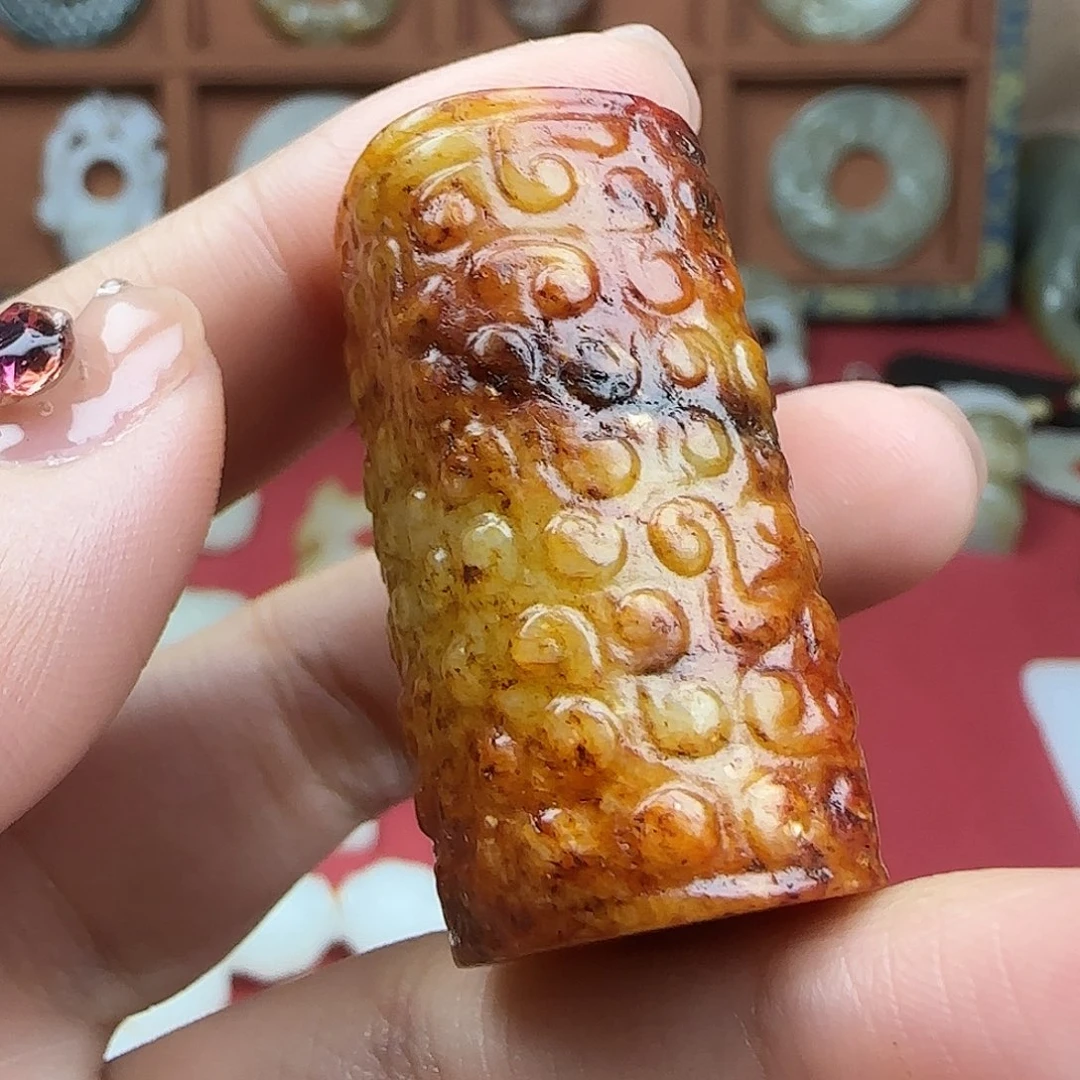 蹉***月和田玉未镶嵌挂件