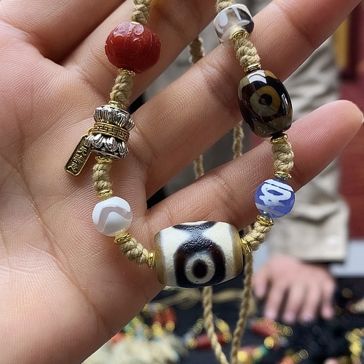 玛瑙/玉髓合金颈饰