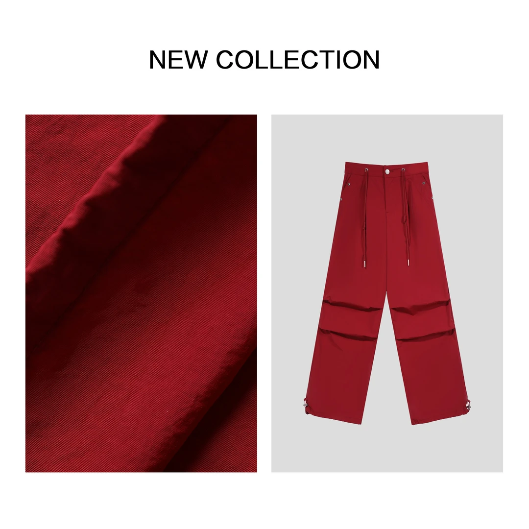 【芳芳专属】K5F36021B 春日女士高腰束脚工装裤-6021