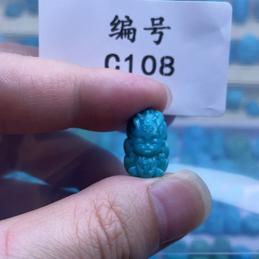 未镶嵌绿松石珠宝奇石