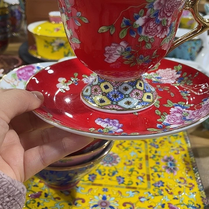 珐琅景德镇陶瓷瓷碗