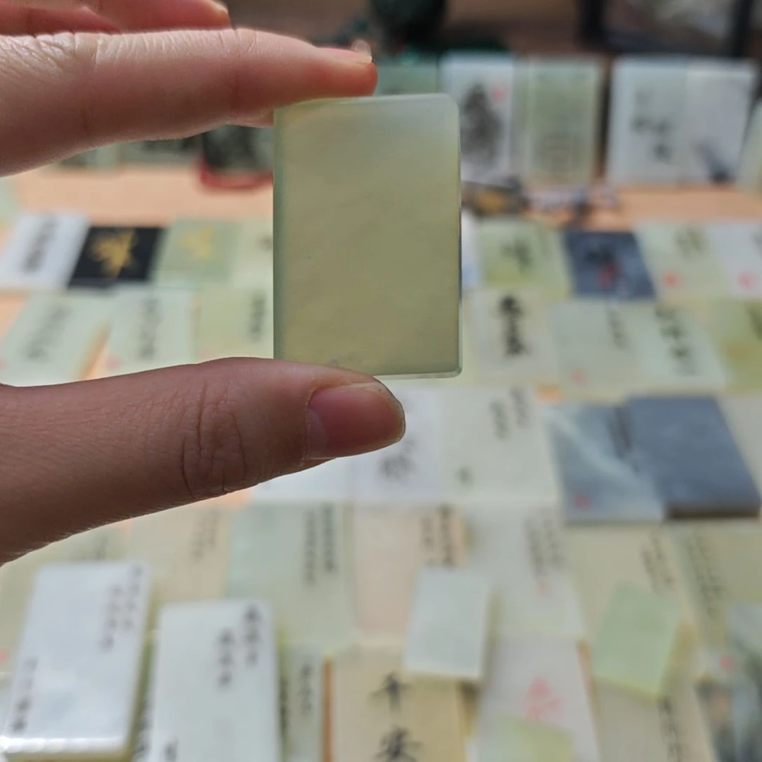 蛇纹石玉合金颈饰