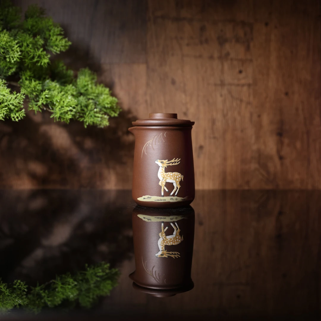 【前墅龙窑丨快客杯】马国琴  紫泥  约210CC  紫砂壶