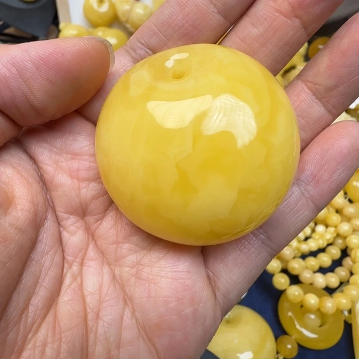 蜜蜡未镶嵌颈饰天然蜜蜡