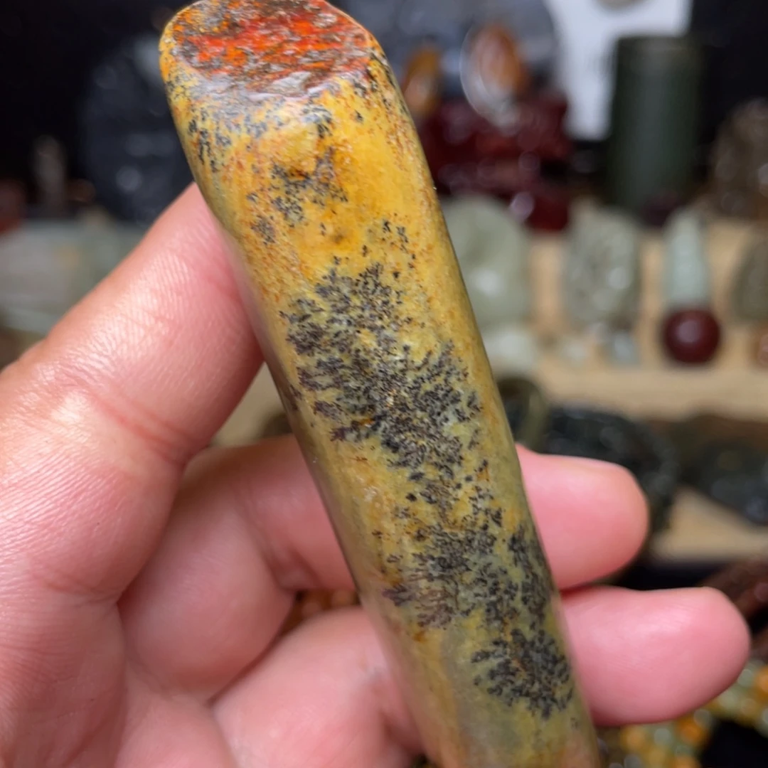 岫岩河磨玉（透闪石质玉）未镶嵌颈饰