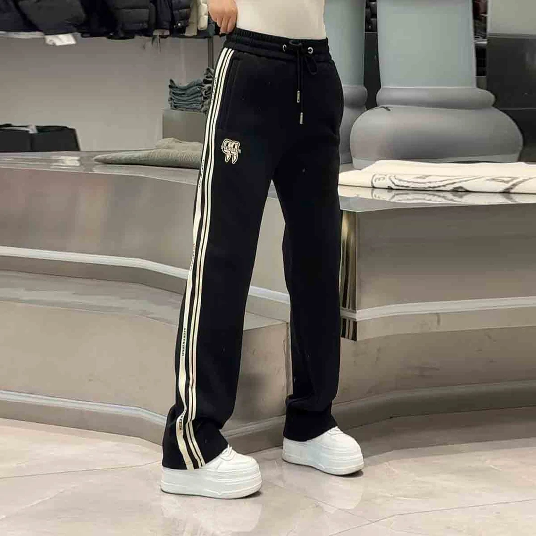 【华尔街名品】2025冬季休闲字母刺绣侧边织带休闲百搭卫裤-8561