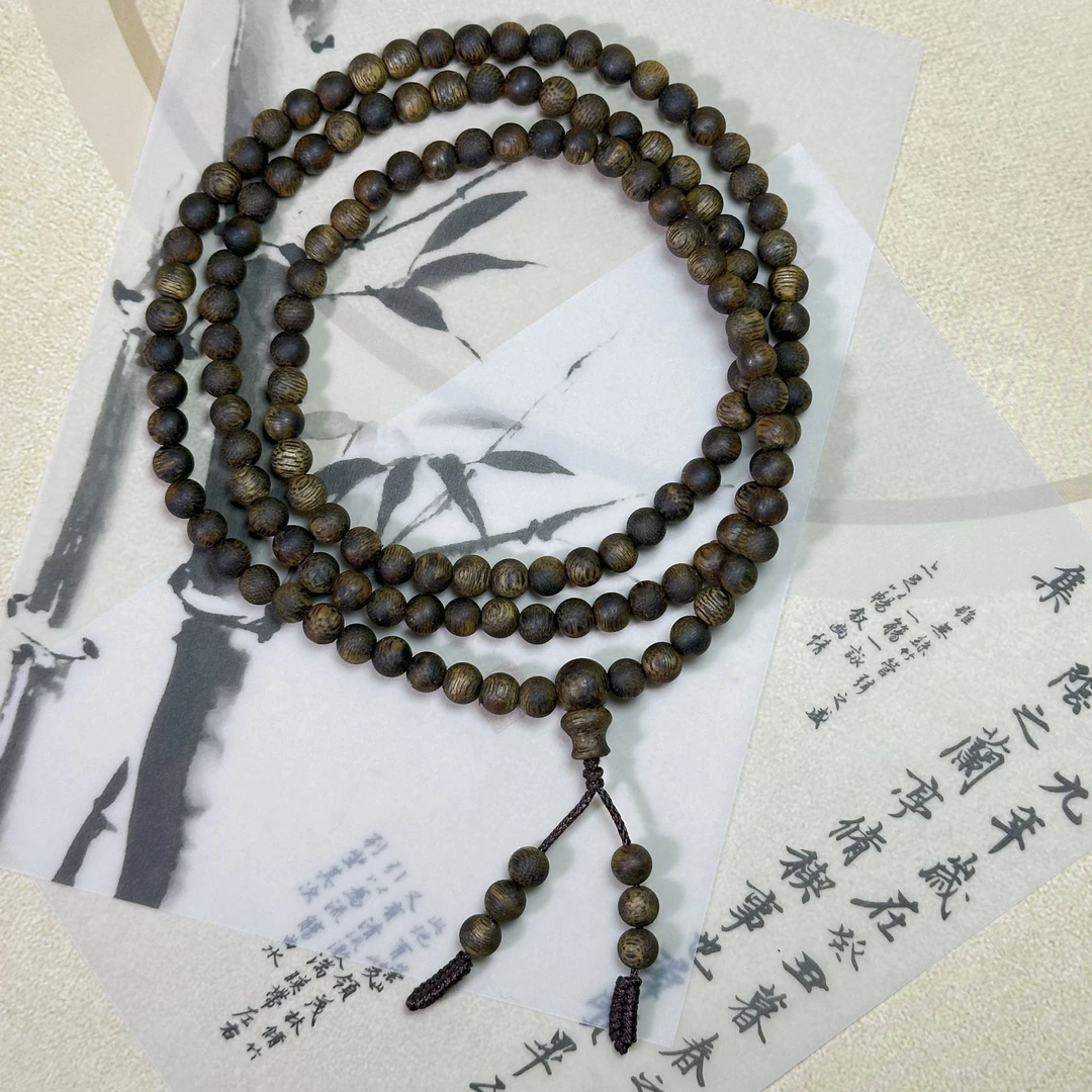 5mm圆珠多圈国香奇楠沉香 圆珠多圈项链高品质 多样性发货一件