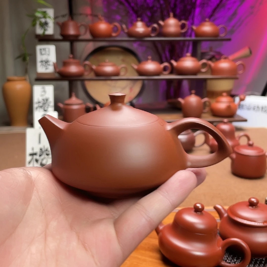 紫砂茶壶荔**甜玉兔手拉