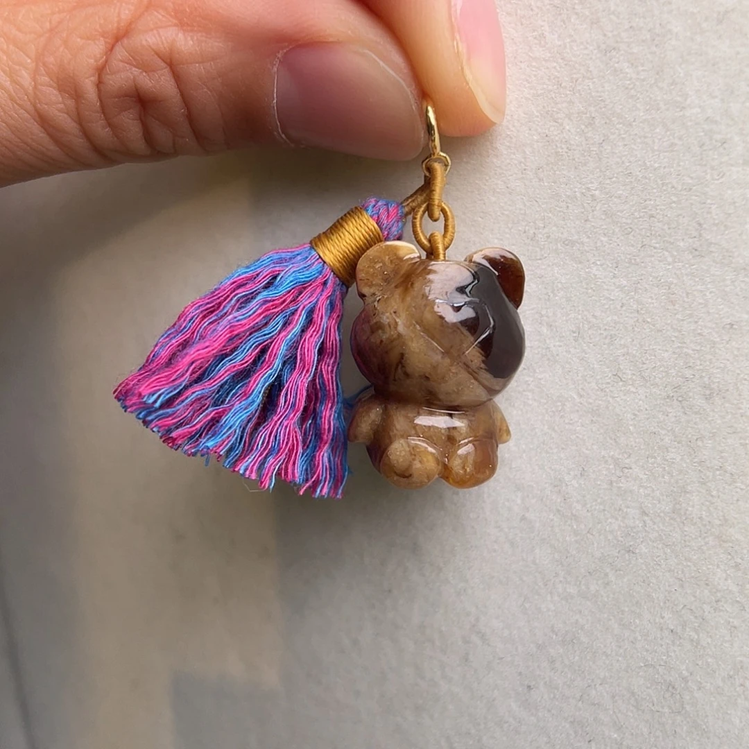 琥珀（根珀）银S925镶嵌颈饰