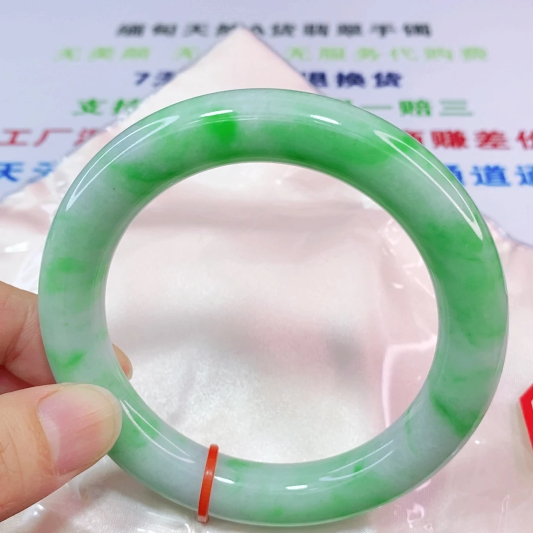 未镶嵌手镯翡翠60.3圈口圆条-高品质毕业款