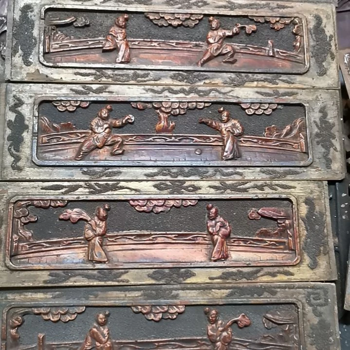 木用****6老木雕花版五片