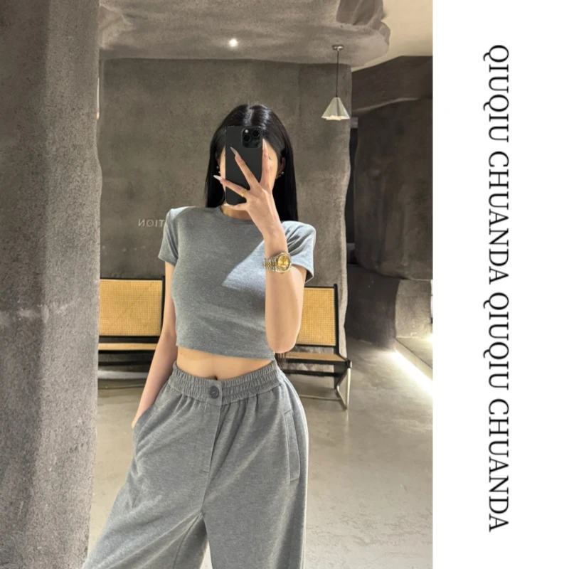 秋秋穿搭推荐   净版修身显瘦T恤  W66650