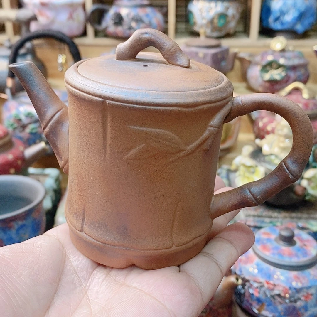 粗陶志野柴烧茶器