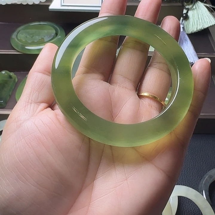 蛇纹石玉合金手镯