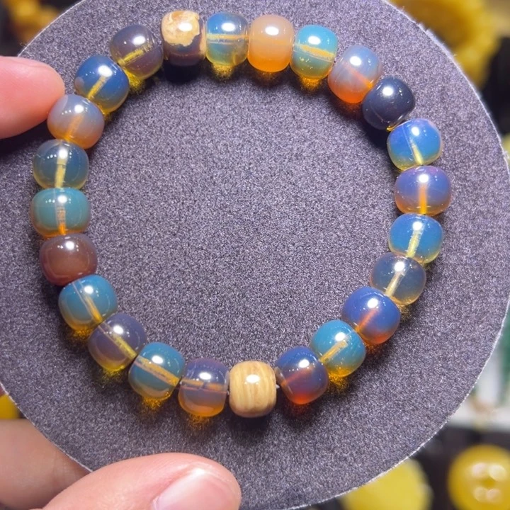 未镶嵌颈饰琥珀琥珀手串9mm