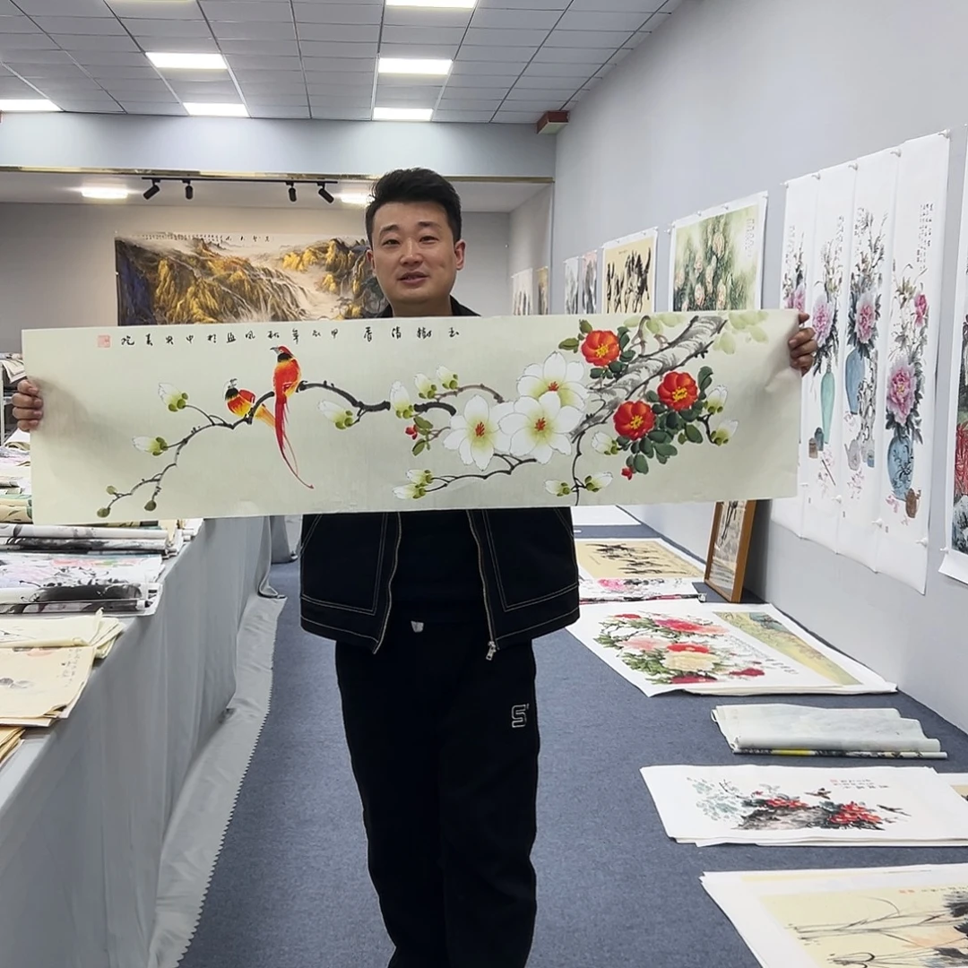 国画国画宣纸纯手绘作品