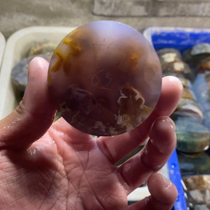 定制玛瑙方牌平安扣不退不换