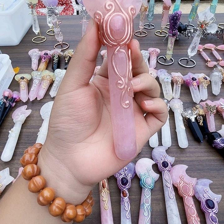 兔***呦未镶嵌珠宝半成品水晶水晶