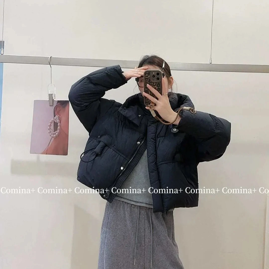 衣凡8636均码短款连帽白鸭绒保暖冬季韩版