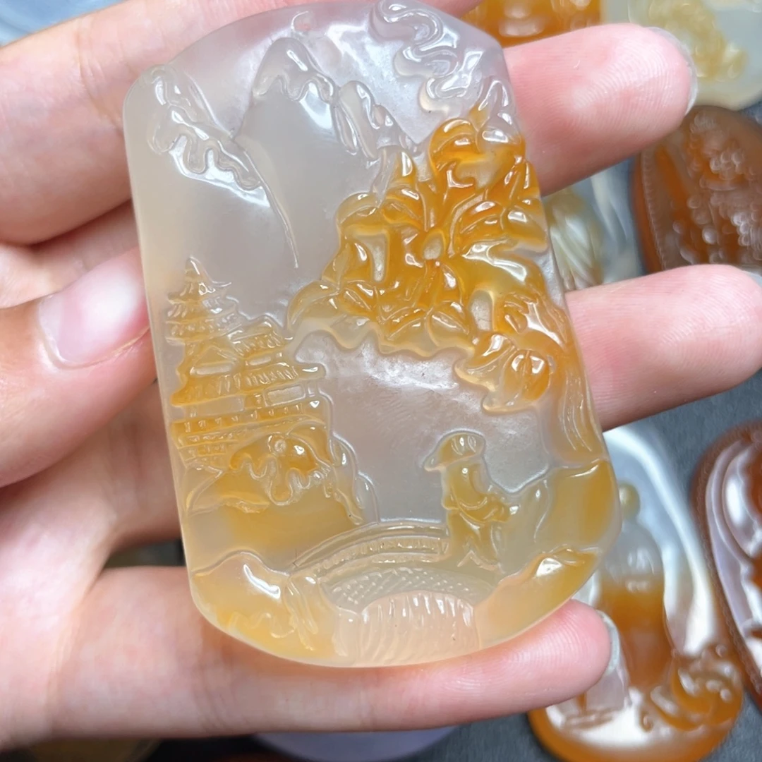 未镶嵌颈饰玛瑙/玉髓