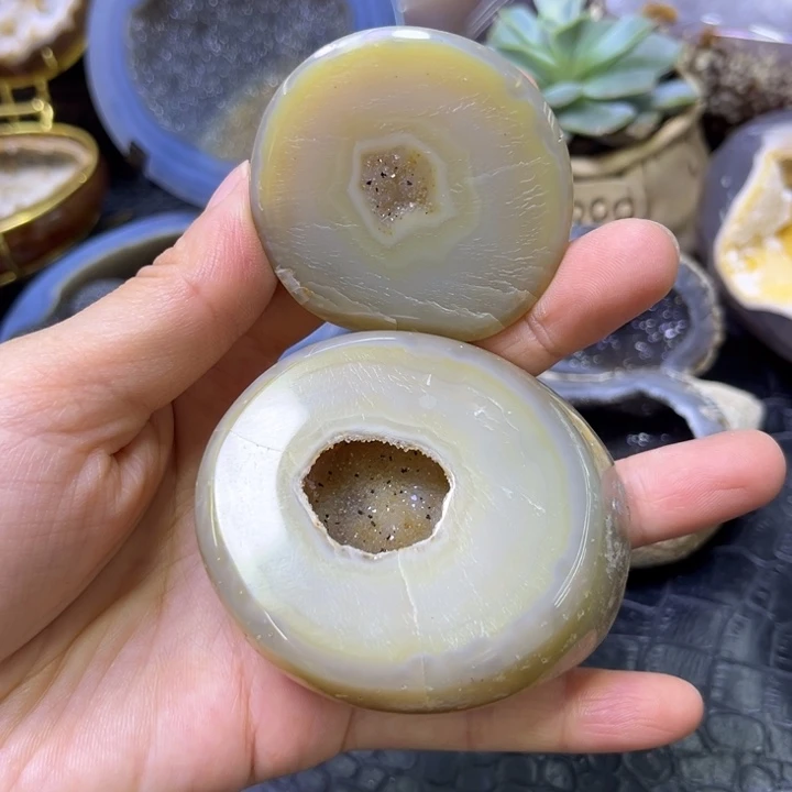 水晶珠宝半成品未镶嵌福利黄盆