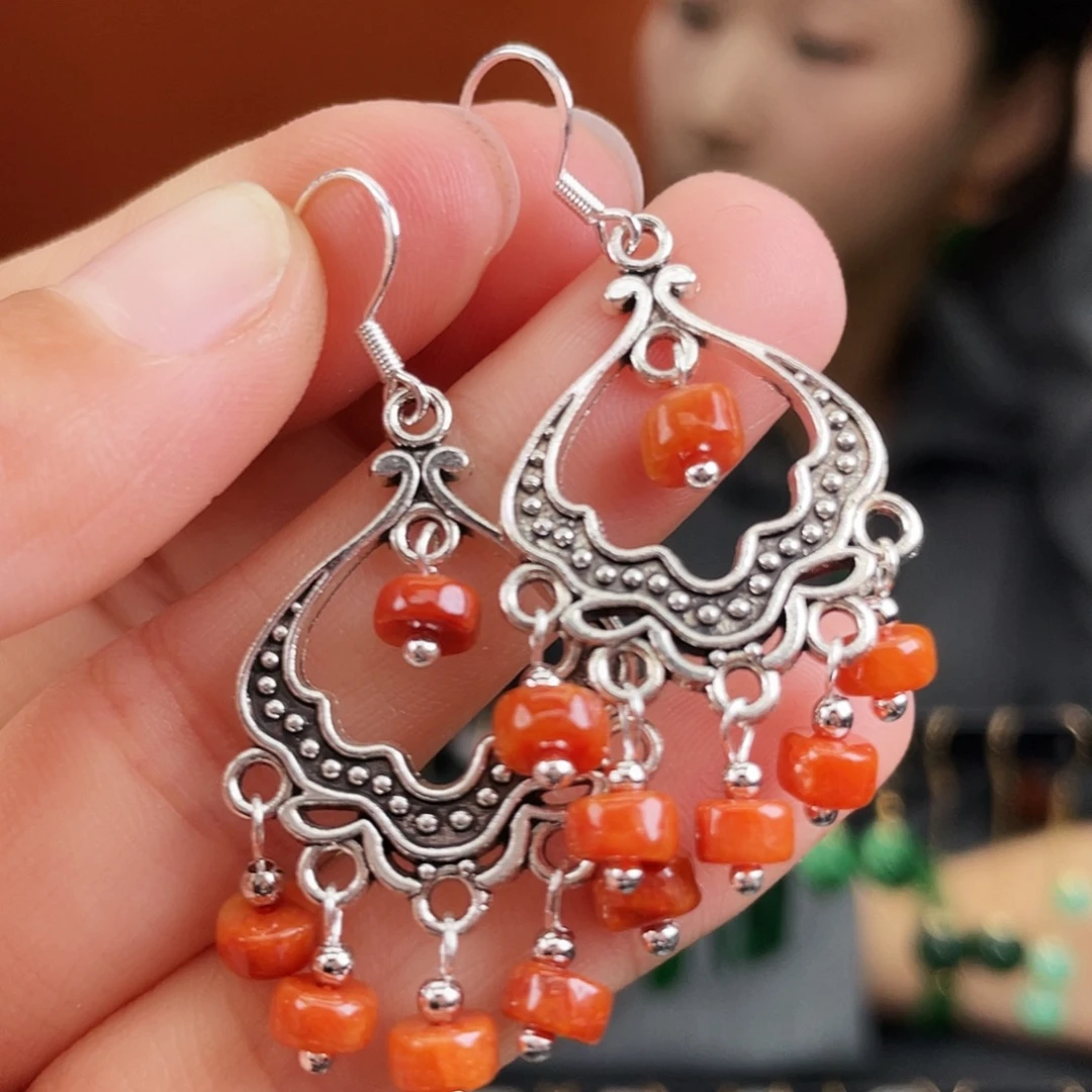 翡翠未镶嵌耳饰饰品