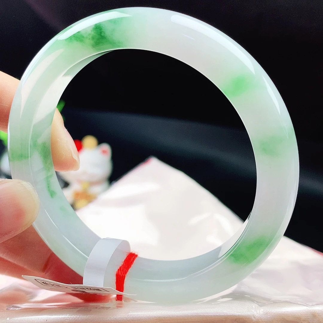 未镶嵌手镯翡翠58圈