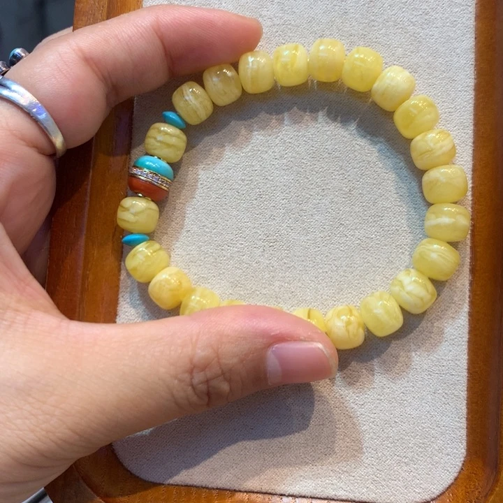 手链琥珀未镶嵌手串