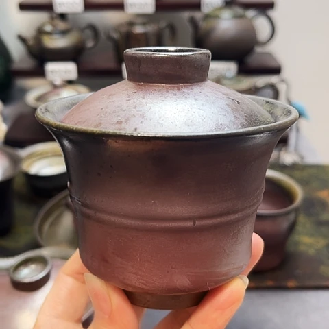 安***康茶盏景德柴烧茶具-纯手工茶具