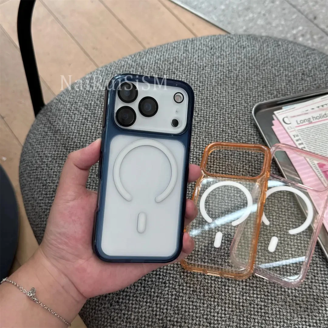 高清透明磁吸适用苹果17手机壳17promax防摔高级感时尚新款17air