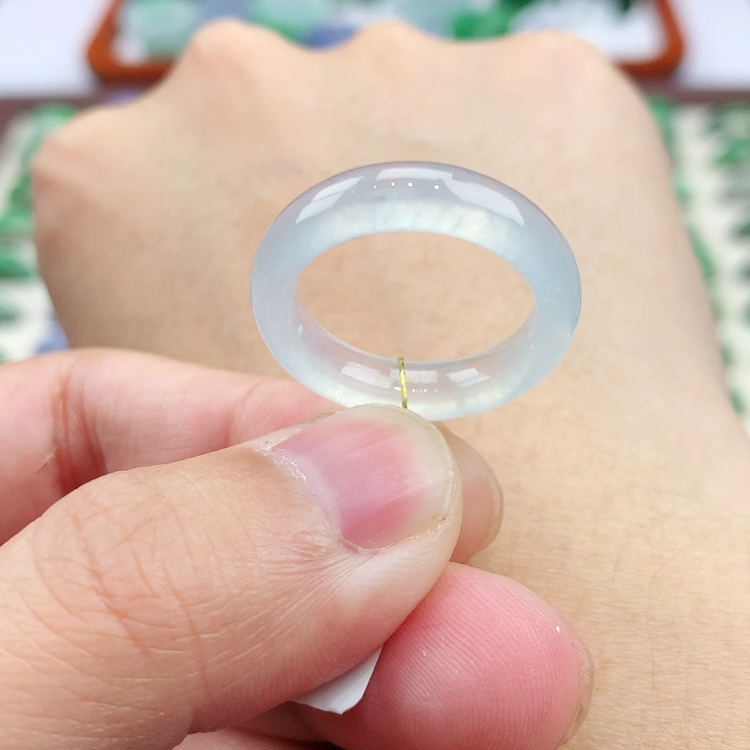 翡翠未镶嵌戒指15号