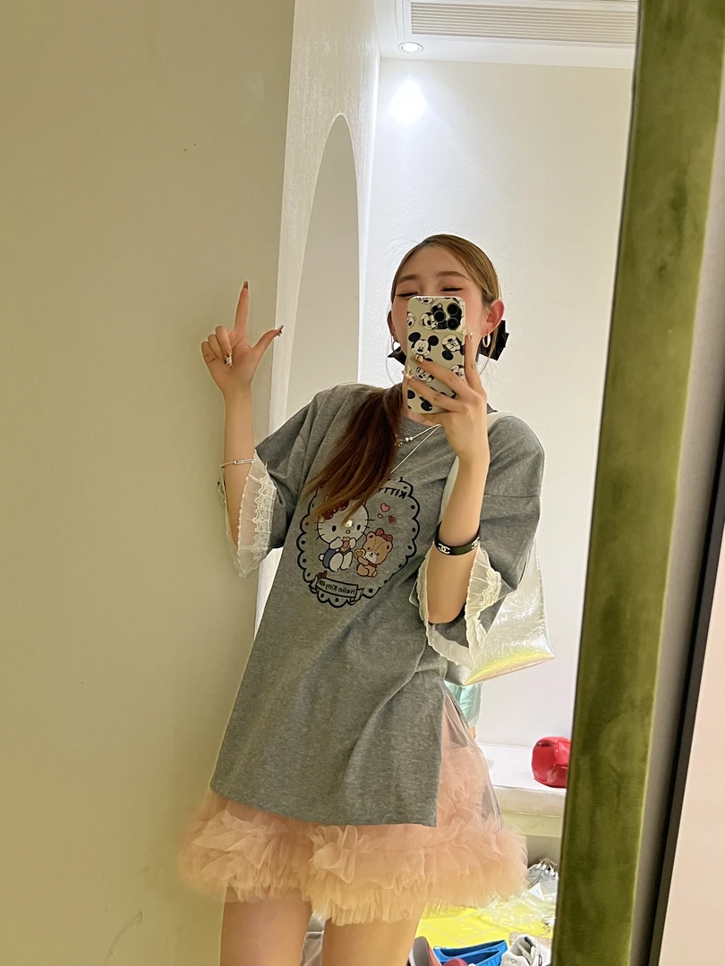 【ZDM】三色层层纱tutu裙/灰蓝粉