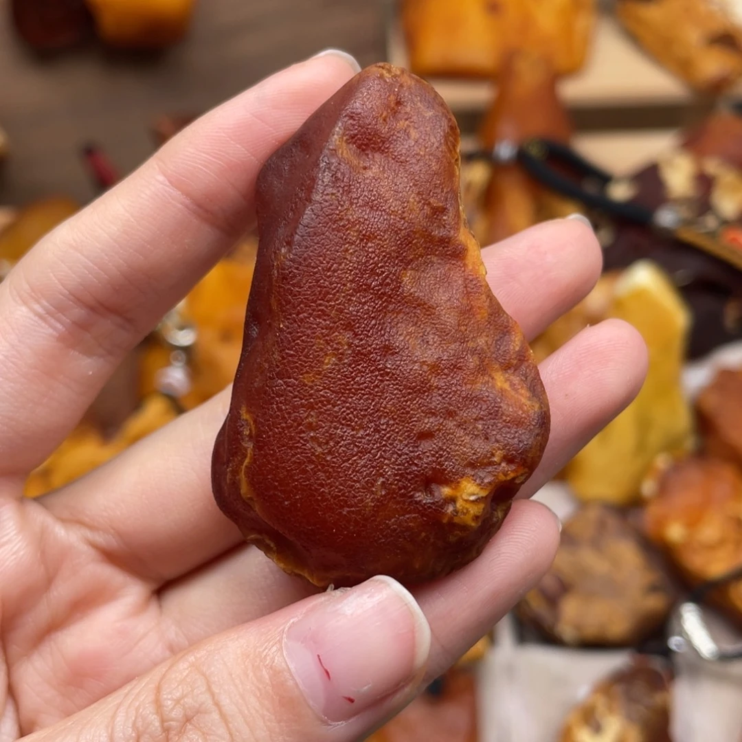 琥珀未镶嵌珠宝奇石