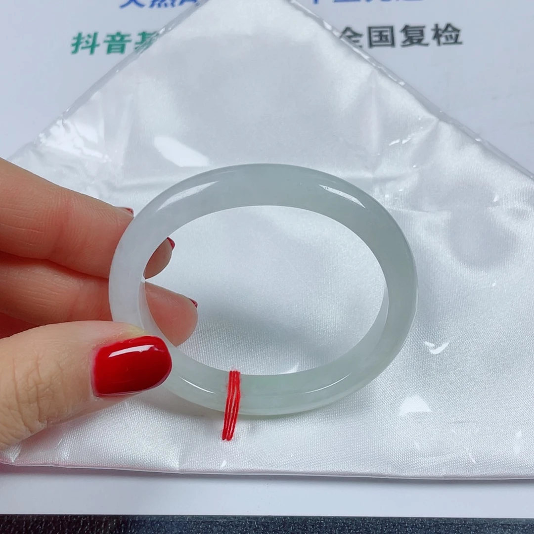 翡翠未镶嵌手镯贵妃54.5宽11厚7.8