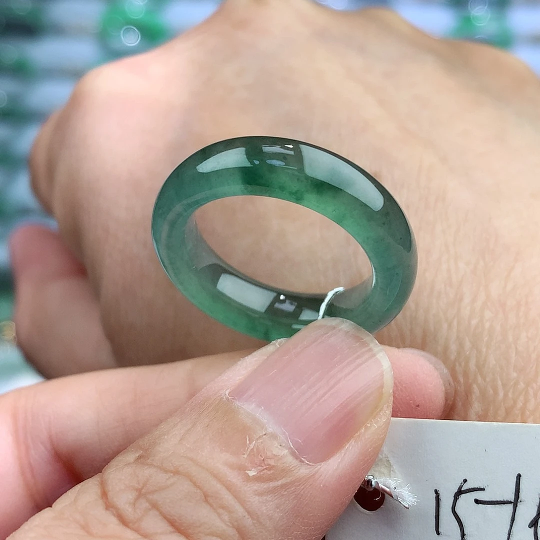 未镶嵌戒指翡翠15-16号