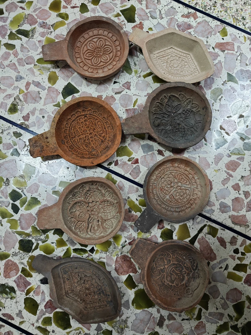 5号链接陶器粿模8个