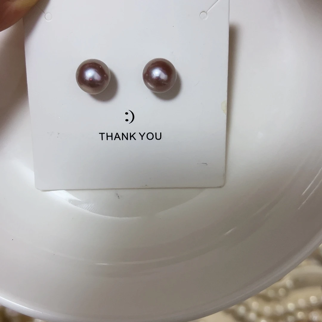 银S925镶嵌淡水珍珠耳饰