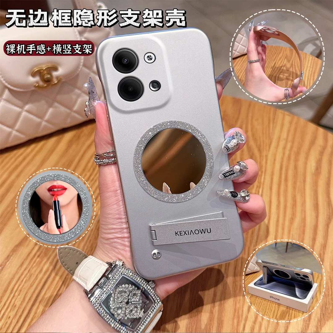 【OPPORENO8PRO】简约高级高颜值无边框磁吸镜INS支架壳