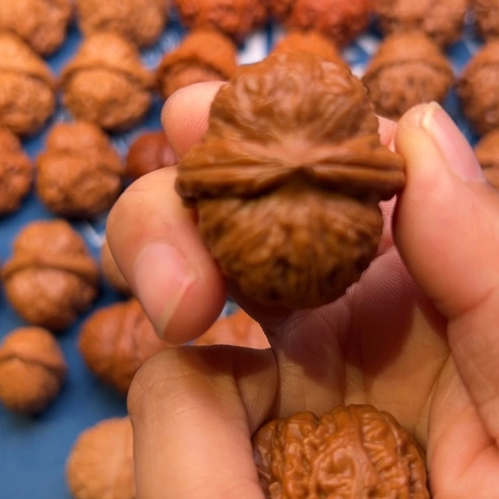 把件文玩核桃笑**生元宝