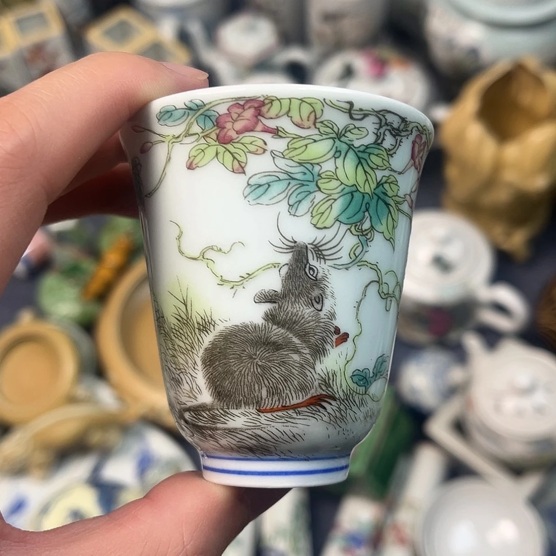 摆件景德镇陶瓷杯子