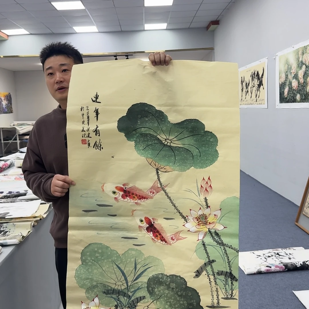 国画国画作品宣纸纯手绘