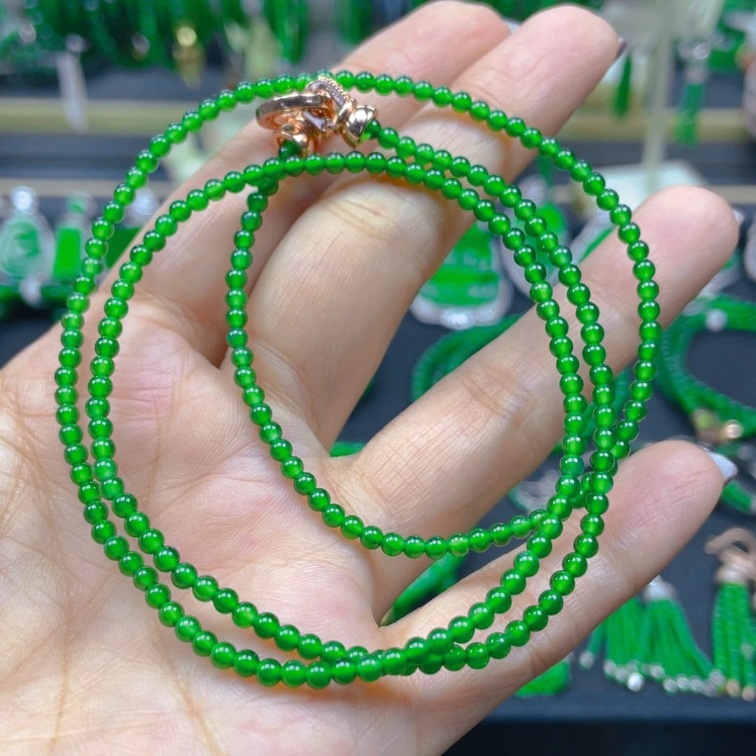 颈饰未镶嵌翡翠项链3