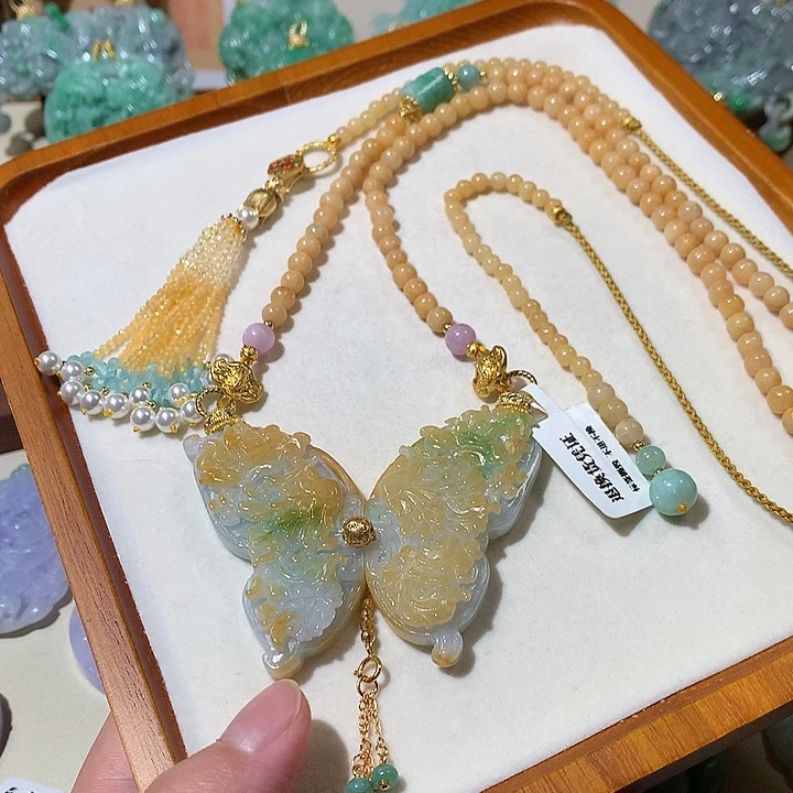 颈饰未镶嵌翡翠翡翠吊坠