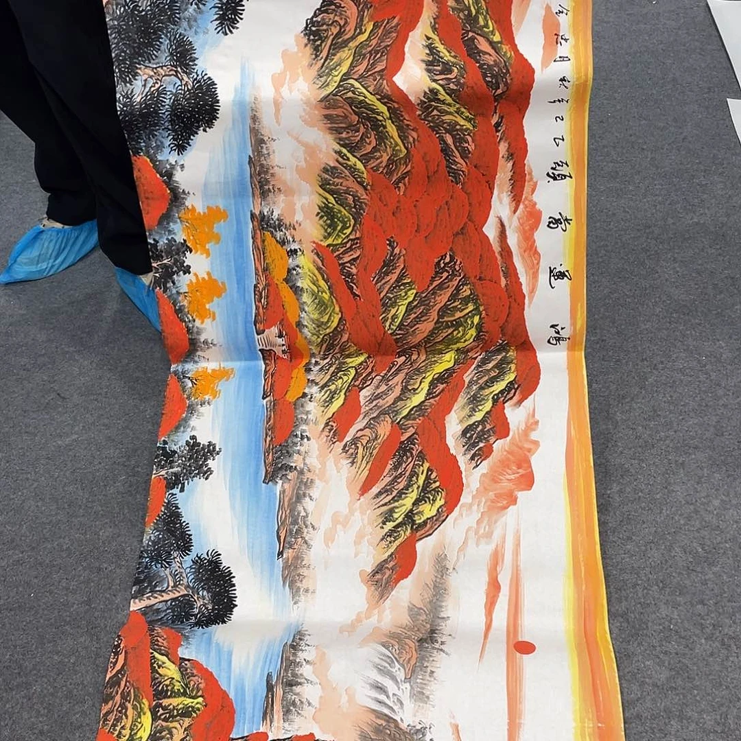 国画今天早上作品展示